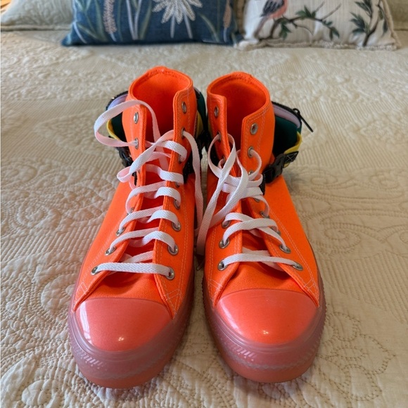 RARE - CONVERSE CHUCK TAYLOR ALL STAR NEON JELLY BUCKLE UP HIGH TOP - Men's 11 - Picture 5 of 6